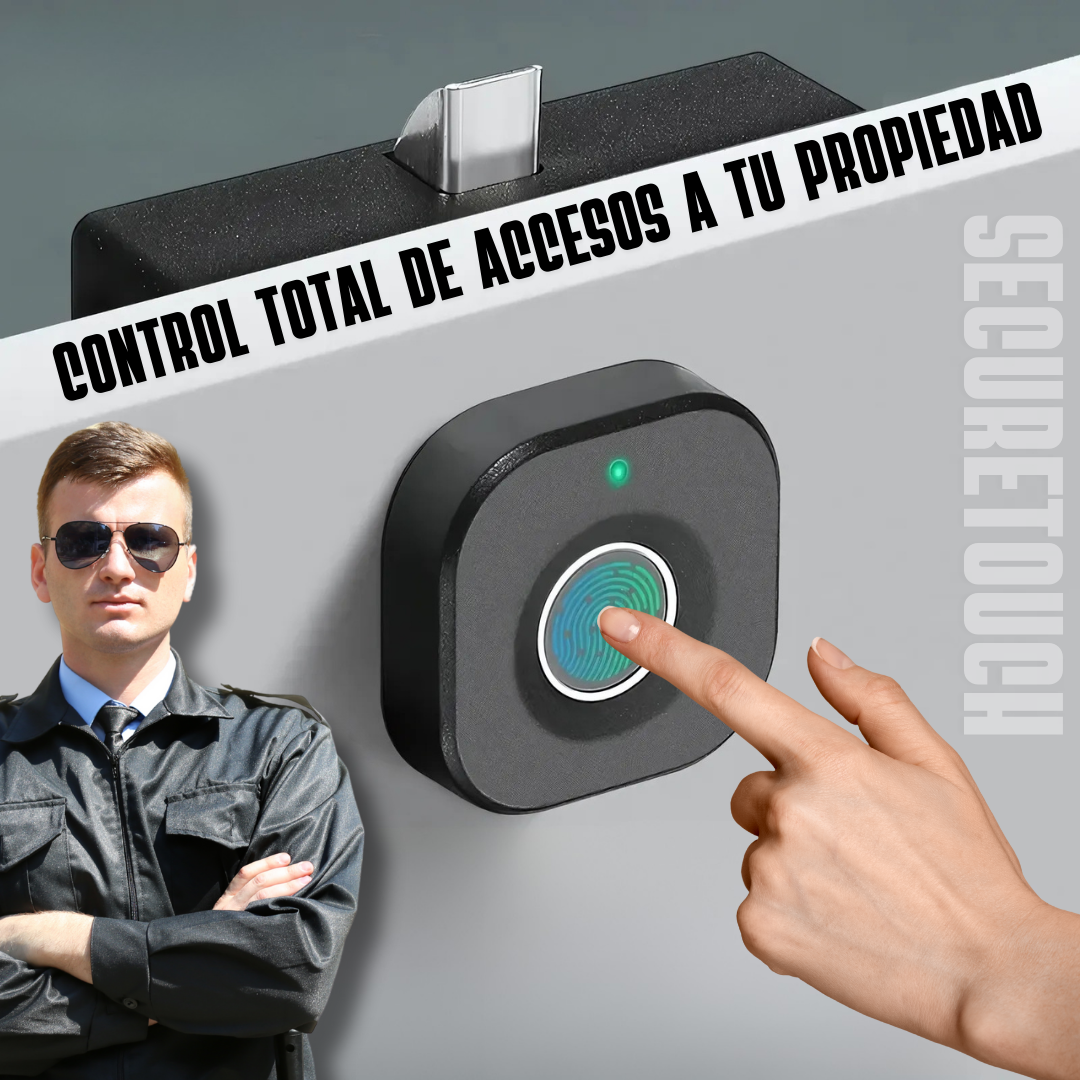 SecureTouch Pro - Cerradura Biométrica para Puerta del Hogar